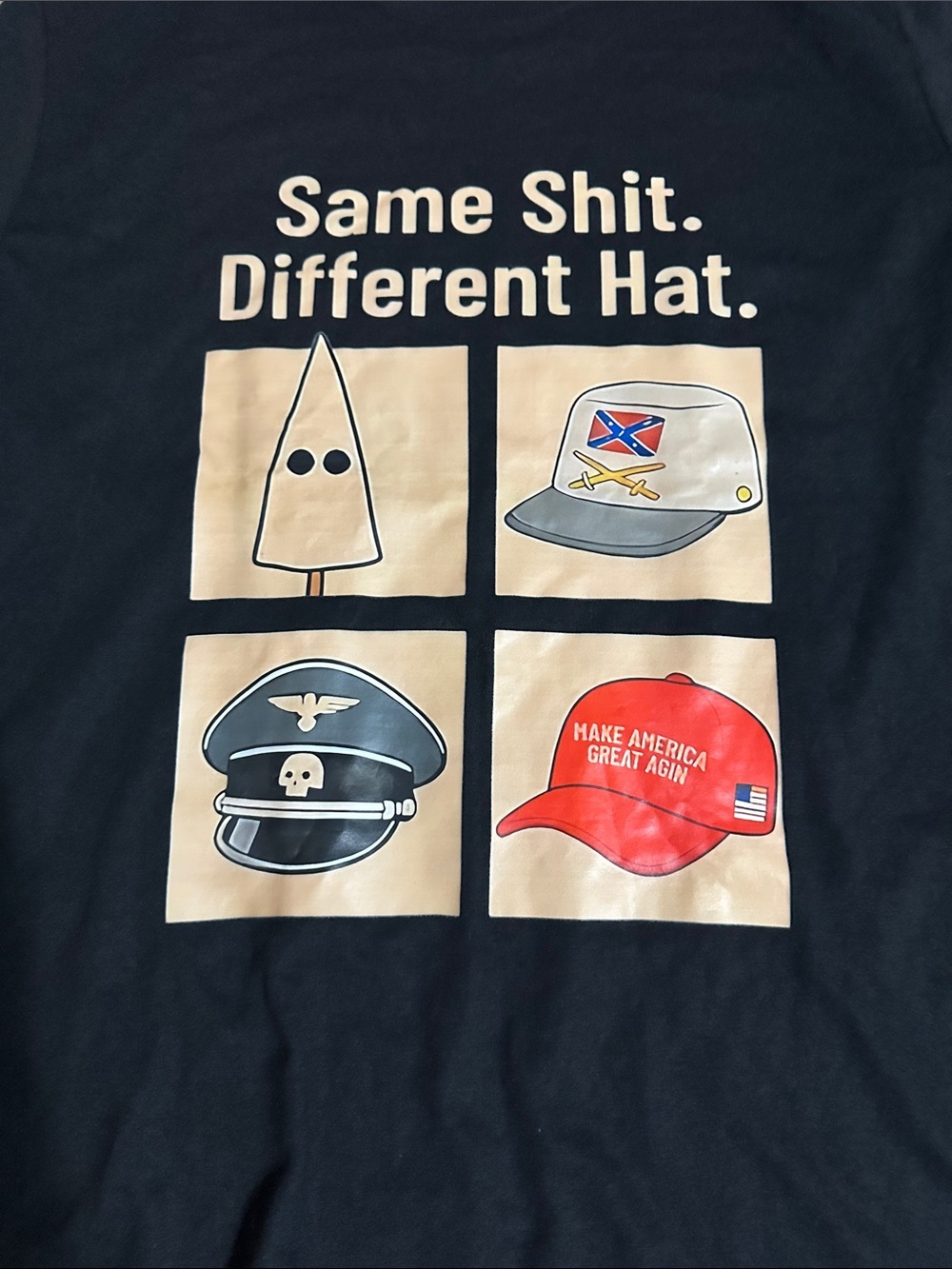 Graphic Tee "Same Shit Different Hat" - Picture 2 of 3